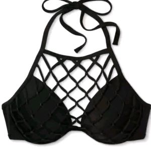 34b medium small underwire bralette crop top tank swim suit bikini